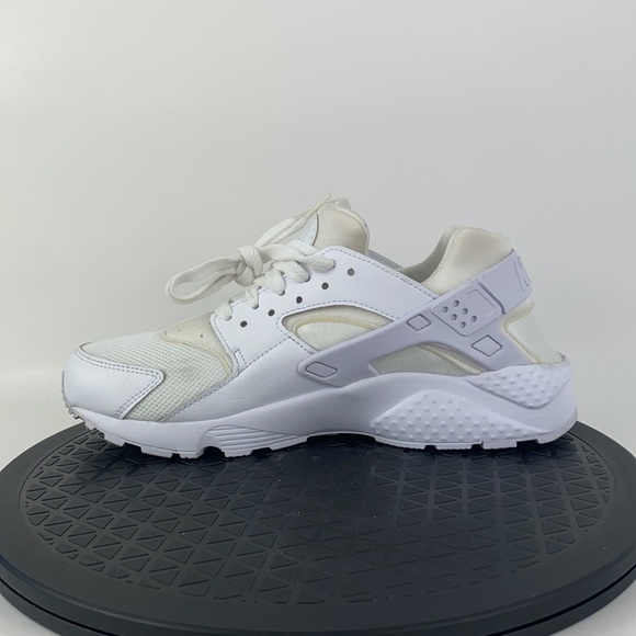 Nike Air Huarache Run GS White Running Shoes 654275-110 Women's Size 8.5 (7Y) - Picture 9 of 12